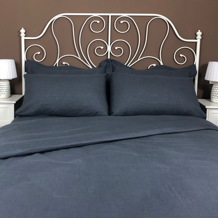 Pillowcase Classic Linen Atlanta Charcoal