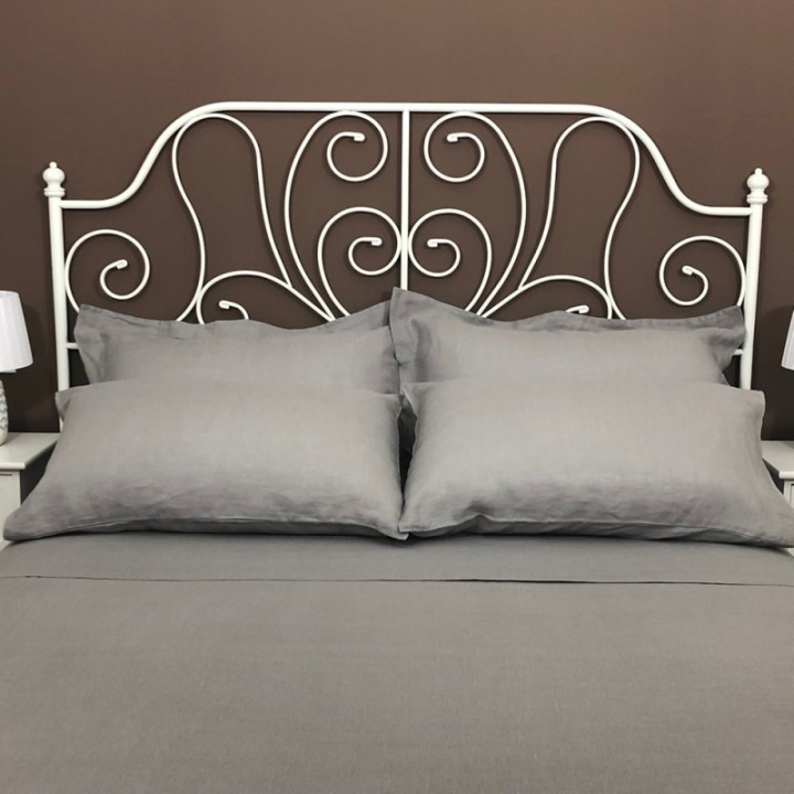 Pillowcase Oxford Linen Atlanta Grey