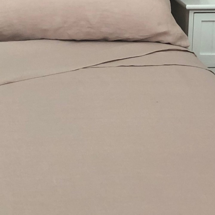 Flat Sheet Linen Atlanta Rosé