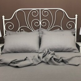 Flat Sheet Linen Atlanta Grey