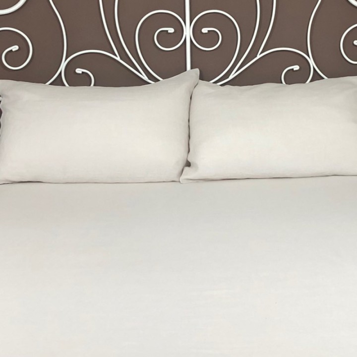 Fitted Sheet Linen Atlanta Cream