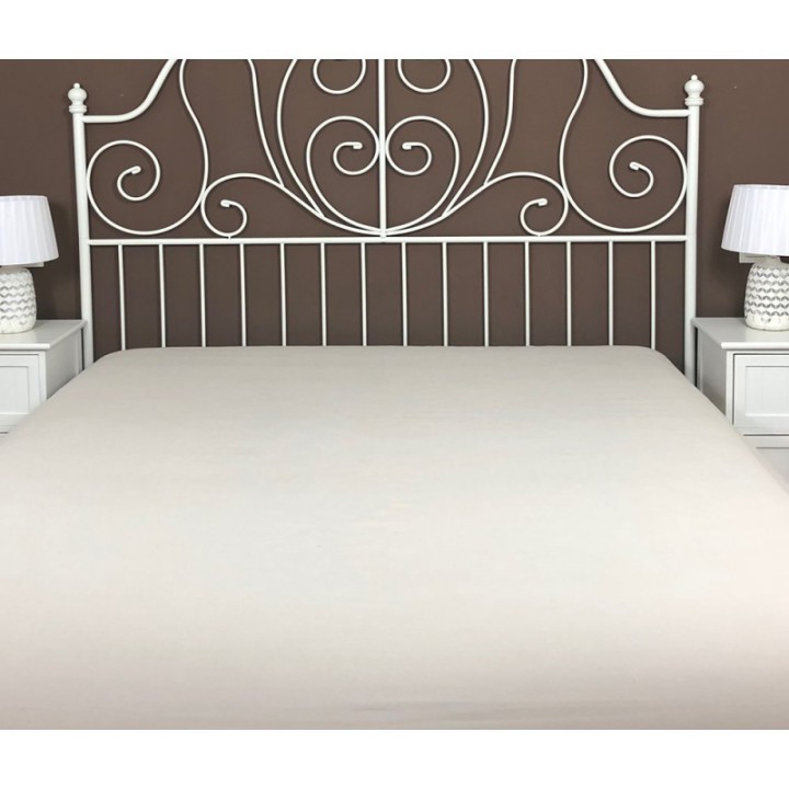 Fitted Sheet Linen Atlanta Cream