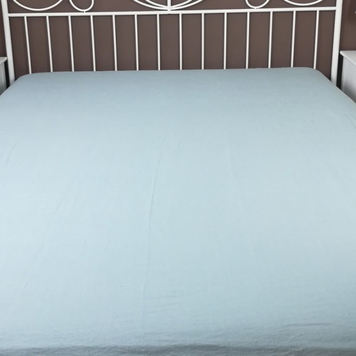Fitted Sheet Linen Atlanta Slate