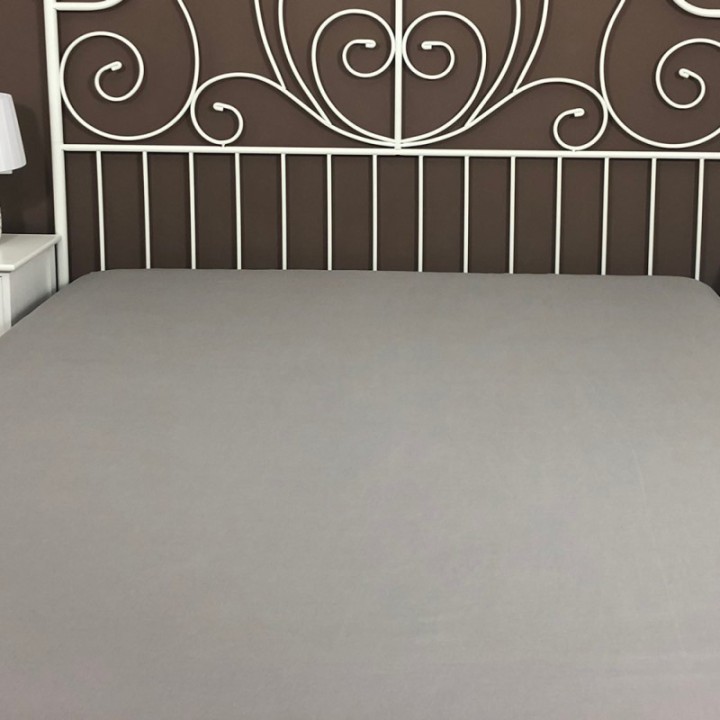 Fitted Sheet Linen Atlanta Grey
