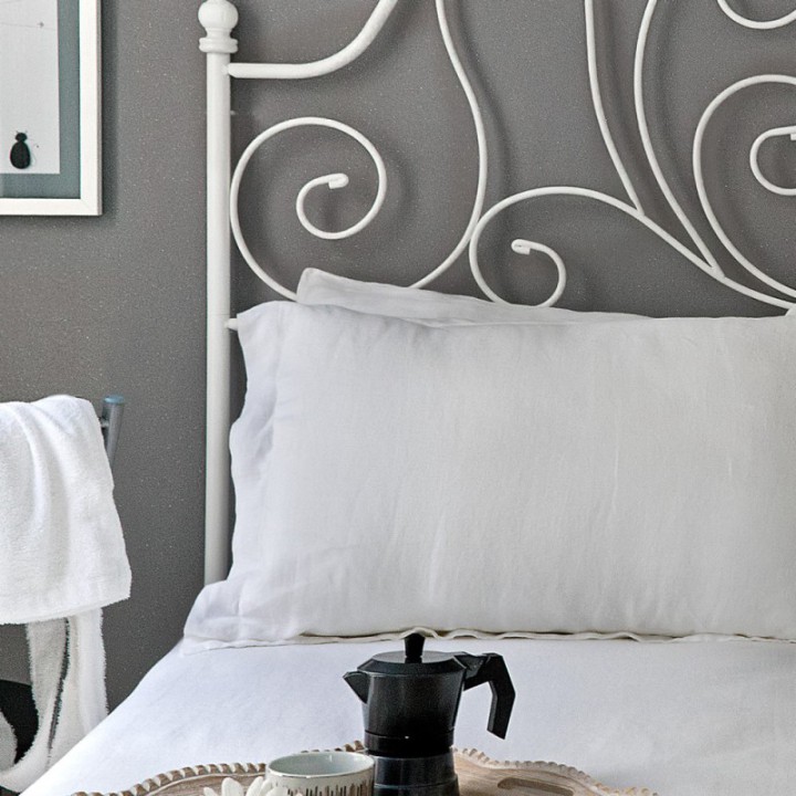 Pillowcase Oxford Linen Atlanta with Coffee Maker