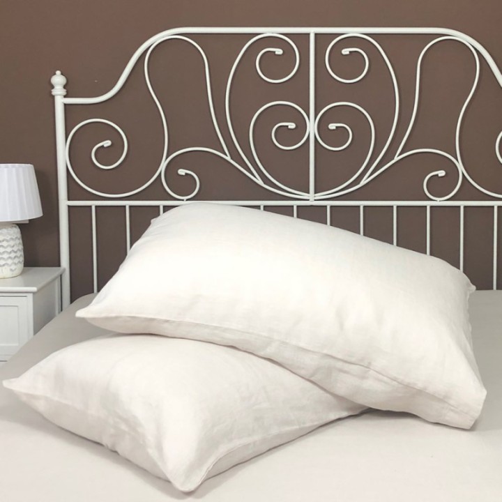 Pillowcase Oxford Linen Atlanta Cream