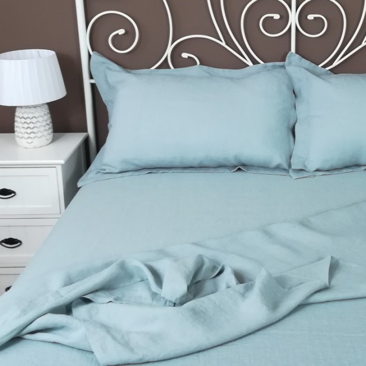 Flat Sheet Linen Atlanta Slate