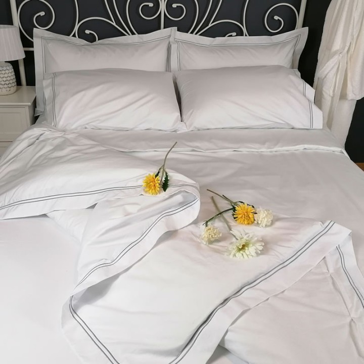 Duvet Cover Egyptian Cotton 200 Thread Count Percale Porto yellow flower
